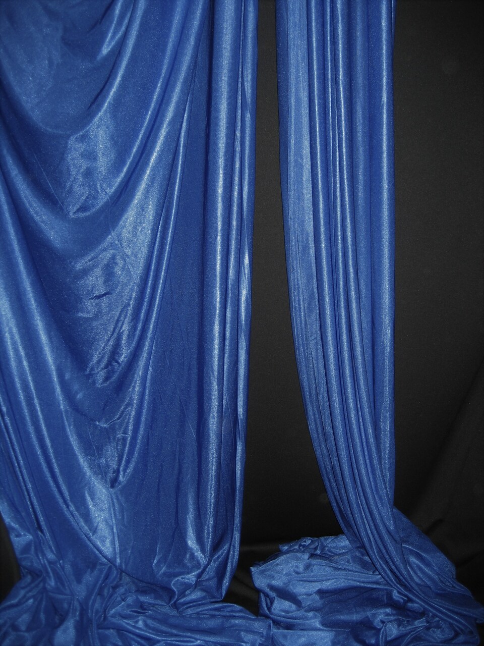 1 Yard Royal Blue Tricot Fabric Low Stretch Polyester For Aerial Use Crafts 108″-120″ Wide